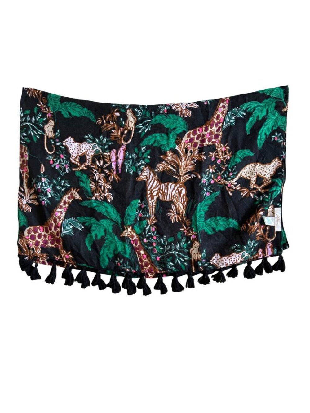Lilly Pulitzer Women's scarf vibrant Dancing in the Moonlight Jungle Print